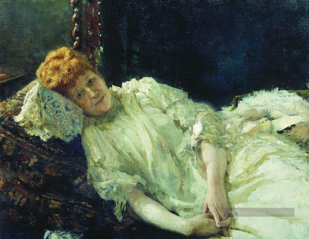 portrait de luiza mersi d arzhanto 1890 Ilya Repin Peintures à l'huile